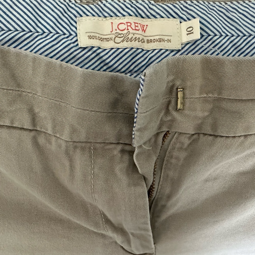 J. Crew chino shorts